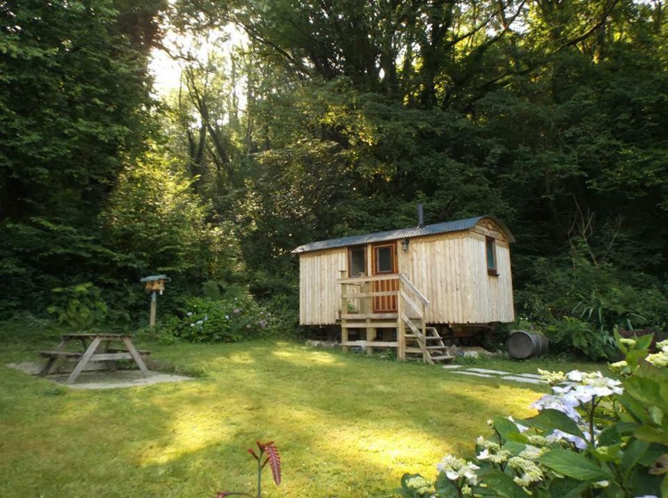 'Morris' The Shepherd'S Hut And Woodland Hot Tub Experience Carmarthen Eksteriør bilde